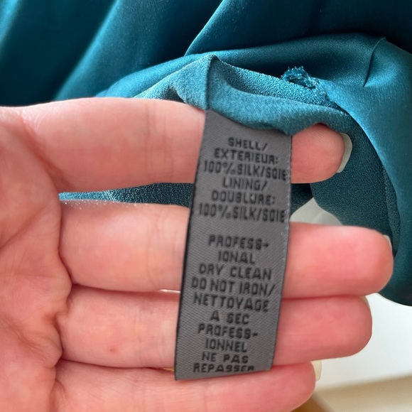 New silk Calvin Klein vintage cami slip top Y2K 90s beading velvet bling - Picture 6 of 8